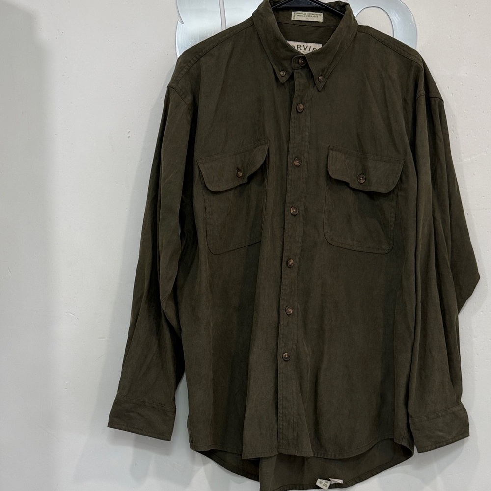 Orvis Sage Green Casual Shirt